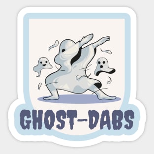 Ghost Dabs Sticker